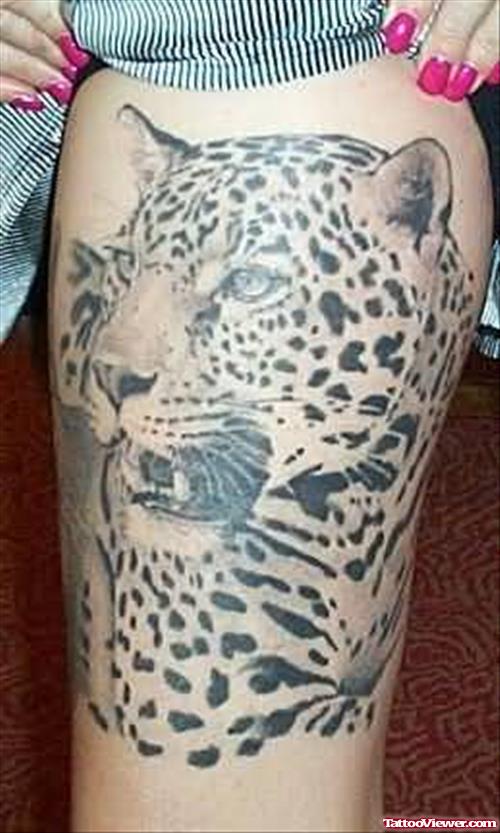 Dangerous Leopard Tattoo