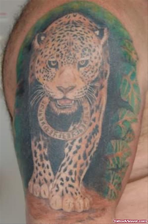 Color Leopard Tattoo