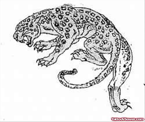 Leopard Tattoo Design