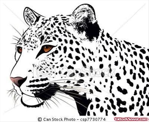 Vector  Leopard Tattoo