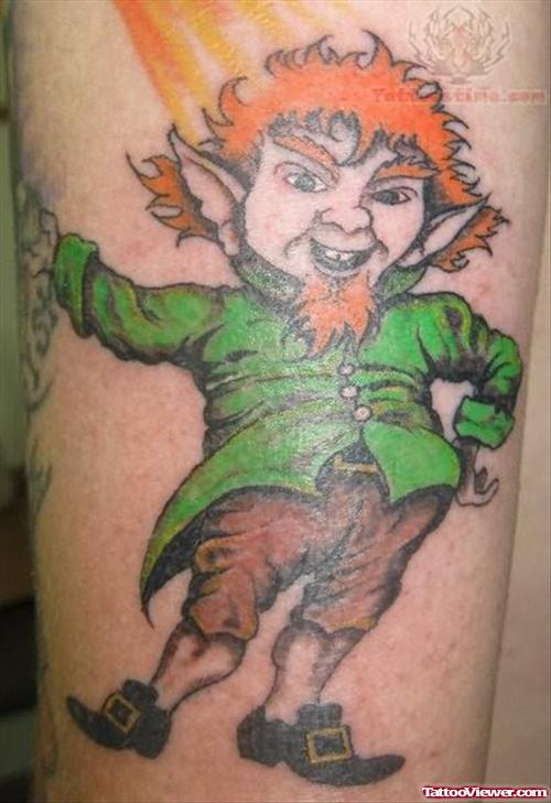 Leprechaun Bad Man Tattoo