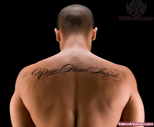 Lettering Tattoo For Boys