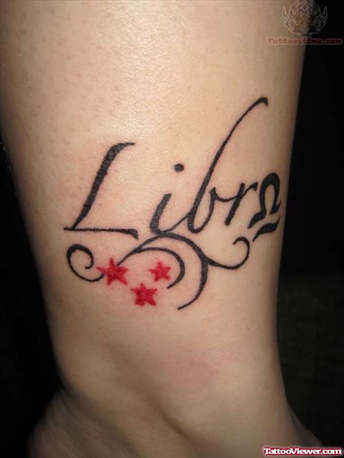 Libra Zoodiac Tattoo