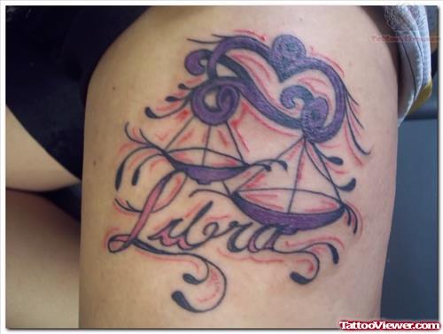 Libra Tattoo Designs Pictures