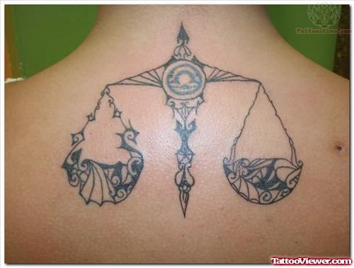 Libra Tattoo Designs Pictures On Back
