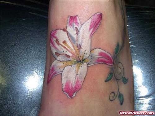 Lily Free Design Tattoo