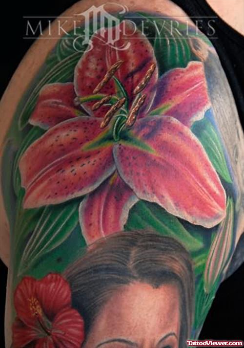 Lily Flowers Tattoos