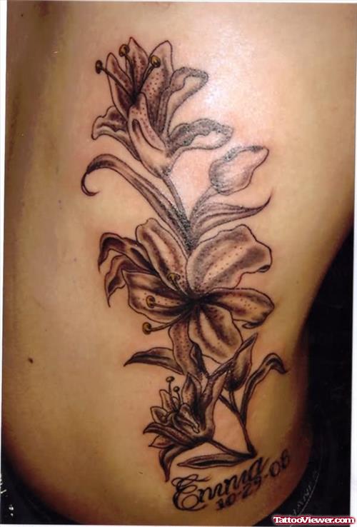 Free Lily Tattoo For Body