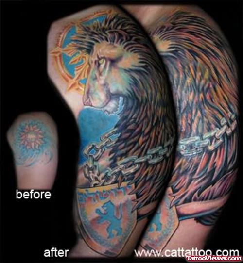 Matthew Lion Tattoo