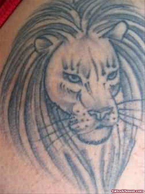 Lion Tattoo On Body