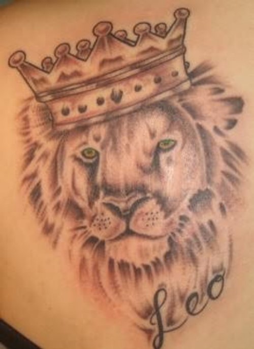 Celtic Lion Crown Tattoo