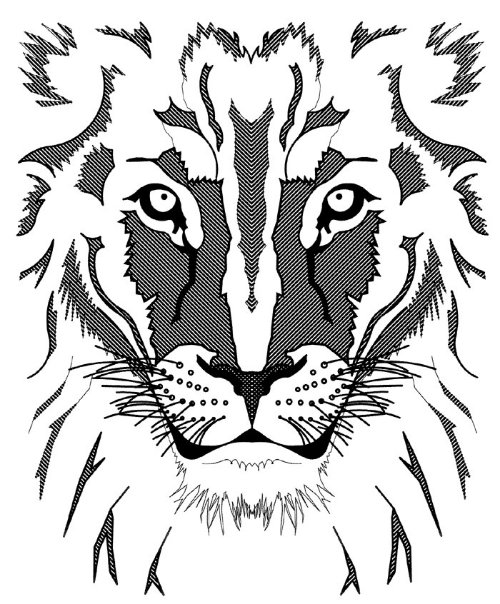Lion Head Tattoo Design For Men