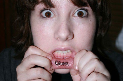 Crunx Lip Tattoo For Girls