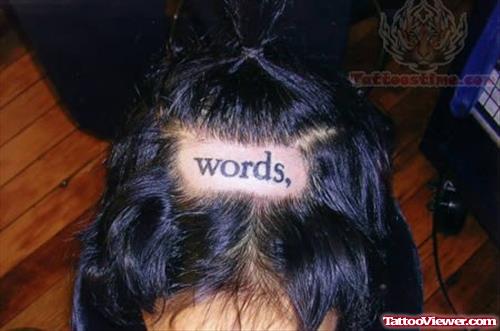 Words - Literary Tattoo