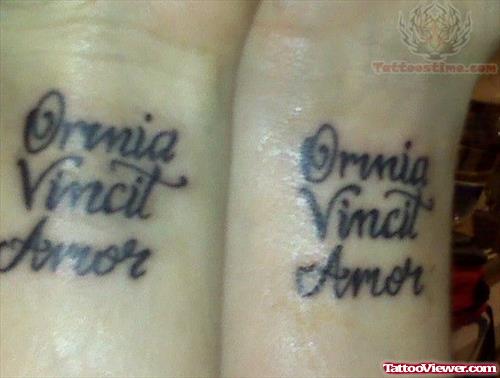 Wrist Literary Tattoos