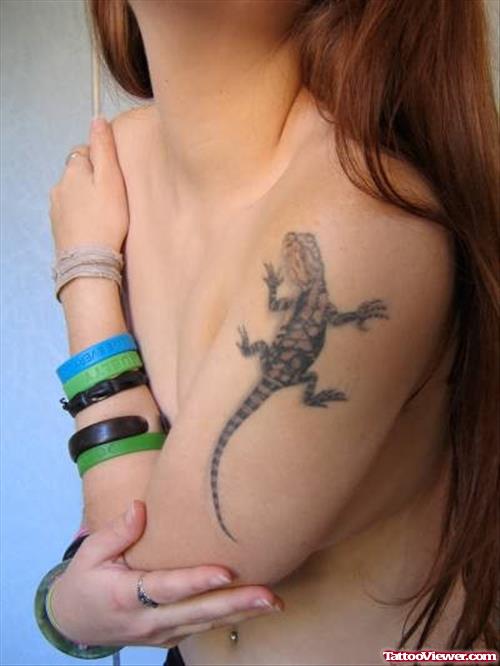 Lizard Bicep Tattoos