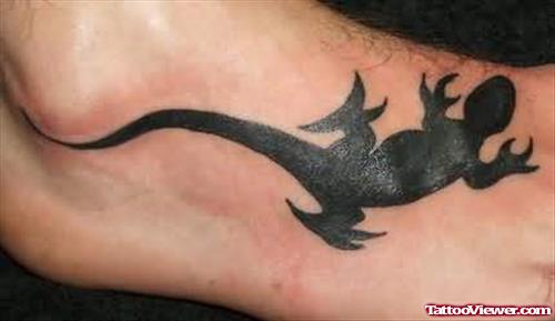 Foot Lizard Tattoo