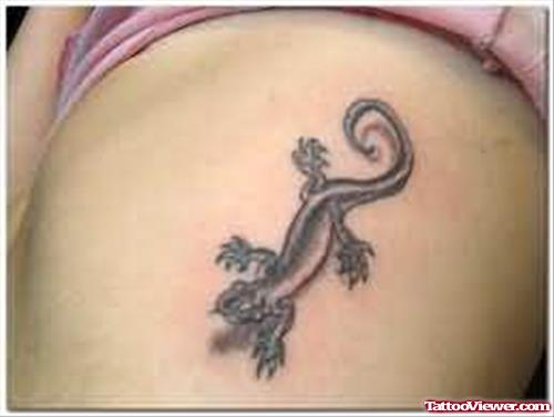 Amazing Lizard Body Tattoo