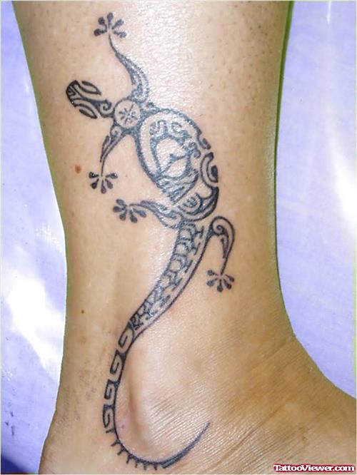 Lizard Celtic Design Tattoo