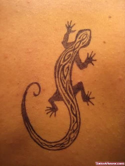 Celtic Lizard Tattoo Design