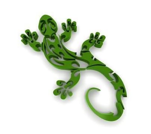Green Lizard Tattoos Design