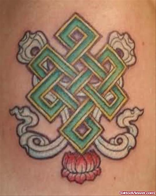 Traditional Lotus Tattoo