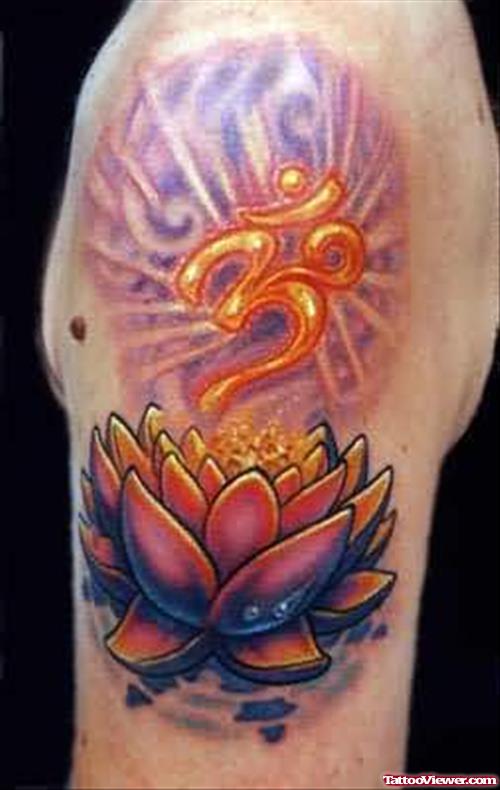 New Lotus Tattoo On Sleeve