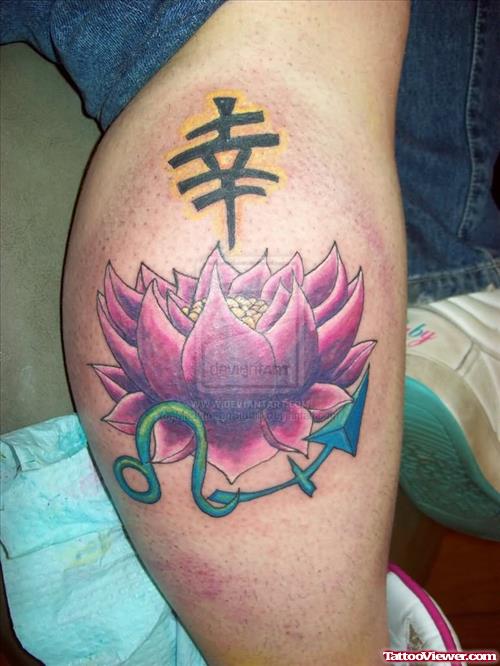 Japanese Lotus Tattoo