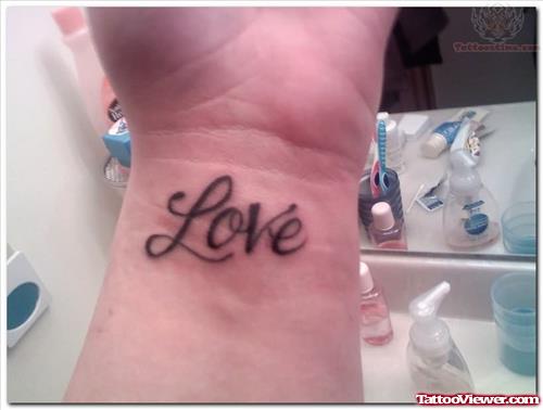 Love Tattoo Designs On Wrist