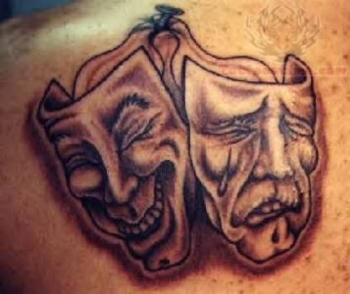 Symbol Mask Tattoo