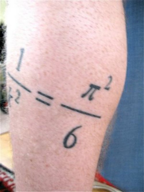Mathematical Equation Of Pi Tattoo