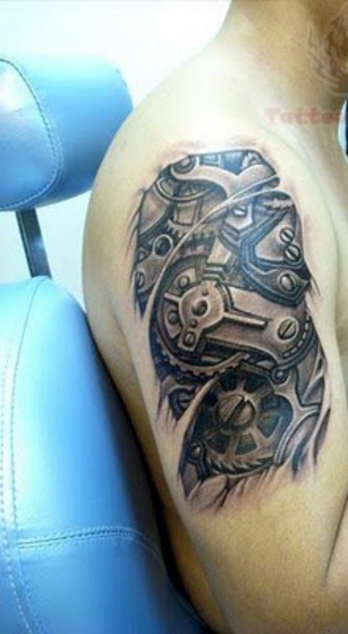 Machinery Mechanical Tattoo