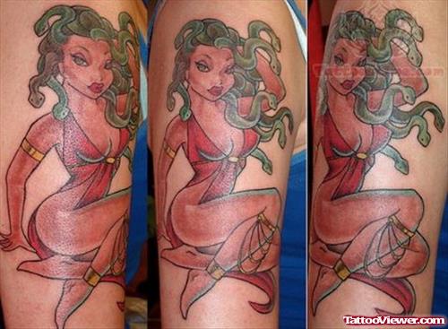 Medusa Girl Tattoo