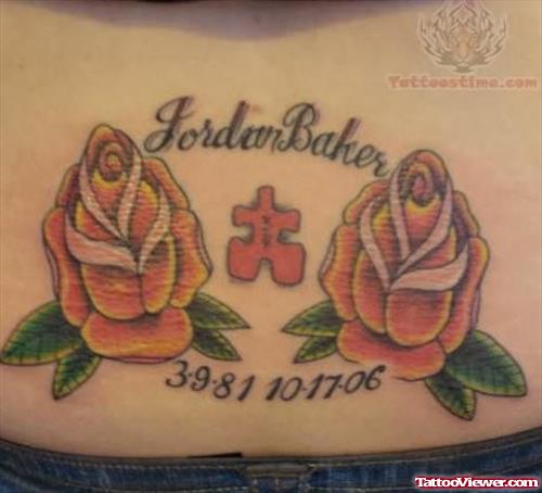 Jordan Baker Memorial Tattoo