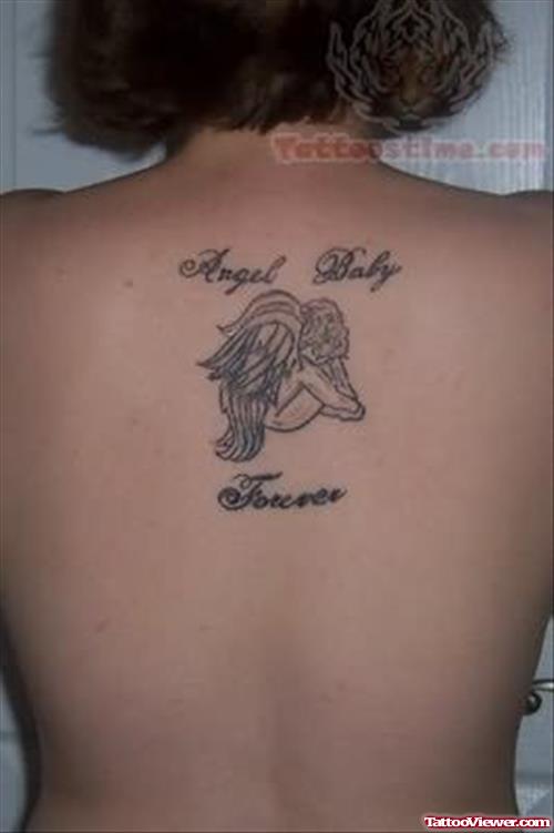 Angel Baby Memorial Tattoo
