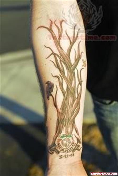 A Memorial Tree Tattoo