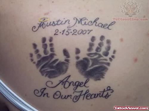Memorial Tattoo On Women