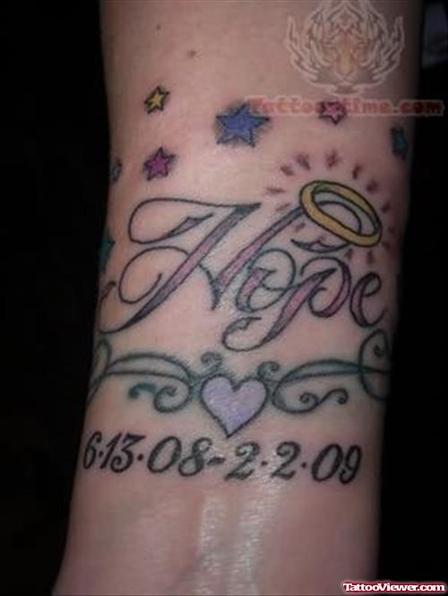 Hope - Memorial Tattoo