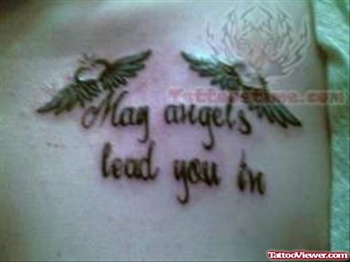 Angels Lead You - Memorial Tattoo
