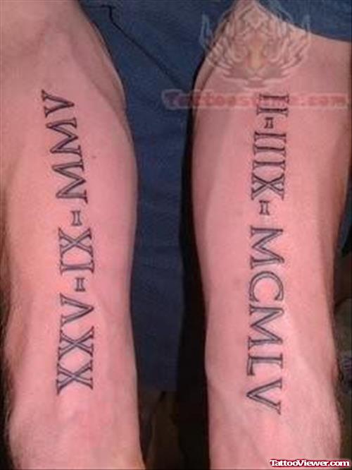 A Memorial Tattoos On Arms