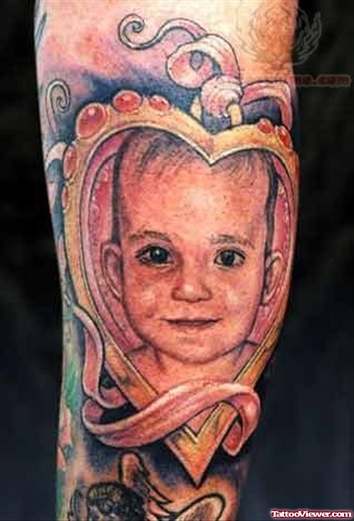 Baby Heart Memorial Tattoo