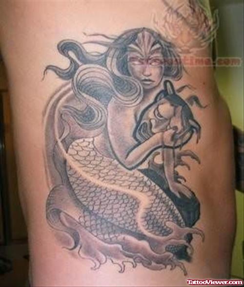 Classy Mermaid Tattoo
