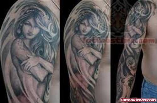 Mermaid Sleeve Tattoos
