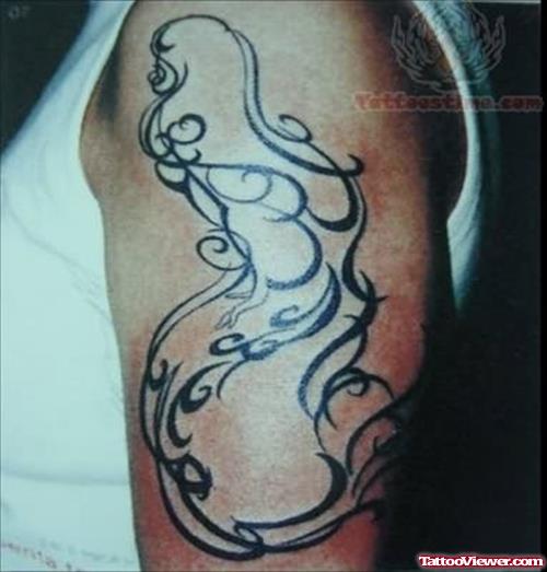 Mermaid Tattoo For Bicep
