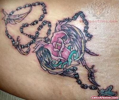 Mermaid Tattoo Design On Back