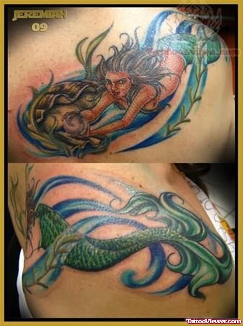 Mermaid Stylish Tattoos