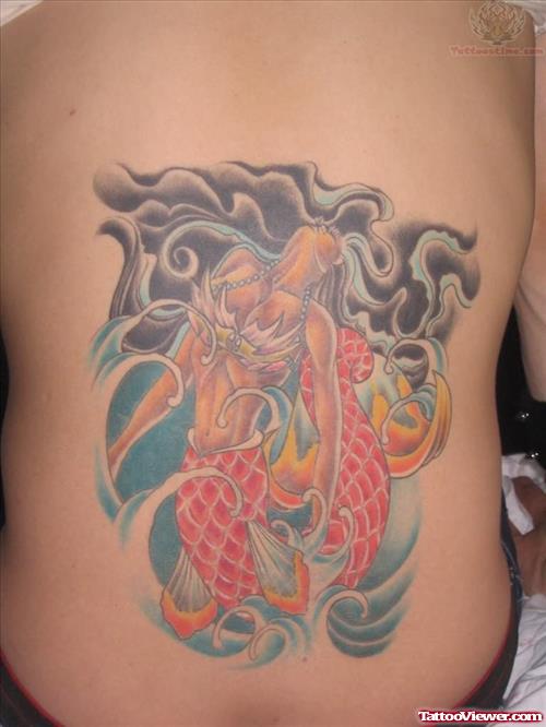 Mermaid Tattoo Designs For Full Back