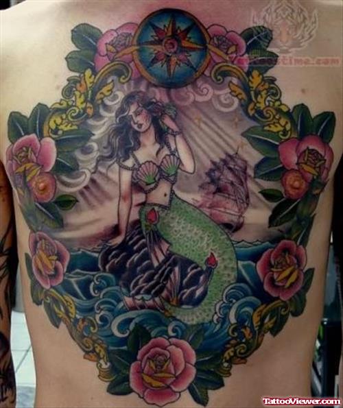 Tumblr Mermaid Tattoo On Back