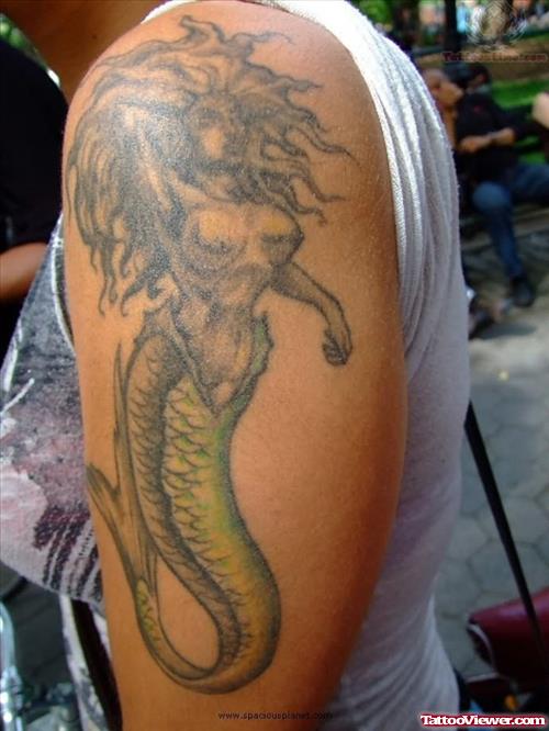 Mermaid Tattoo For Girls Sleeve