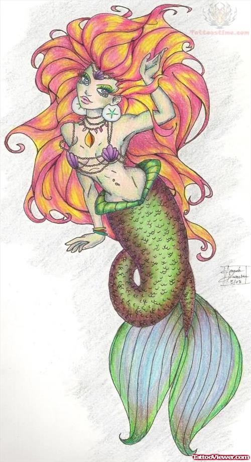Mermaid Tattoo Style